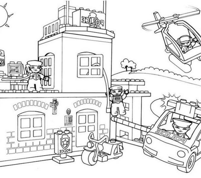 678x600 City Coloring Page Coloring Page Freescoregov Fun Time