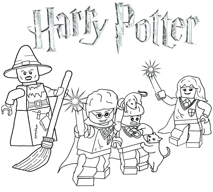 722x650 Lego City Coloring Page Color Page Coloring Pages Harry Potter