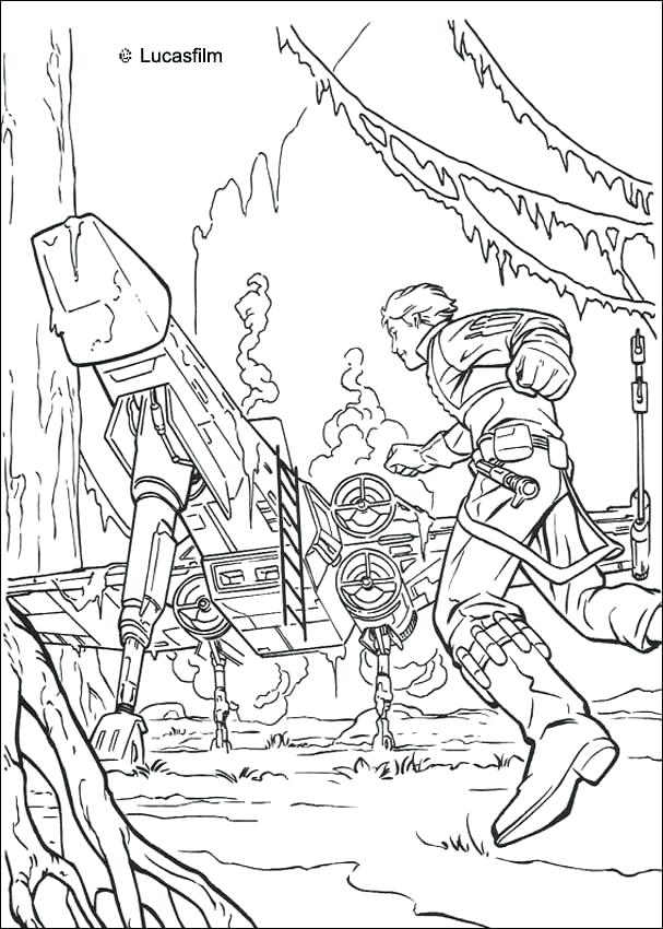 607x850 Best Star Wars Coloring Pages Images Colouring Spaceship