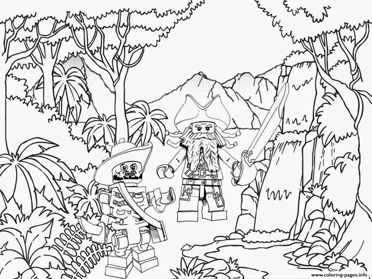 1200x900 Sampler Jungle Pictures To Color Full Lego Pirates Coloring Pages