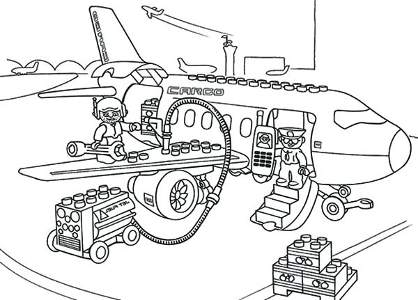 600x431 Lego Airplane Coloring Pages Lego Duplo Coloring Pages Maintaining