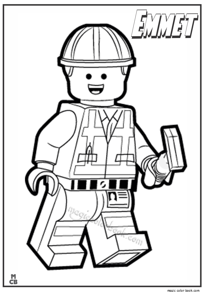 685x975 Printable Lego Coloring Pages Emmet Lego Coloring Pages