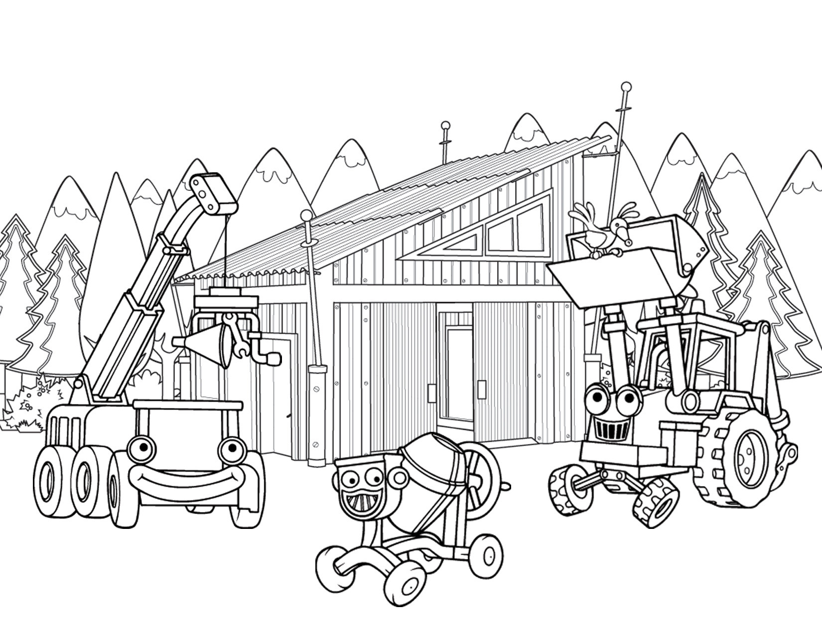 1650x1275 Lego Juniors Mini Truck Coloring Page Com Us Inside Construction