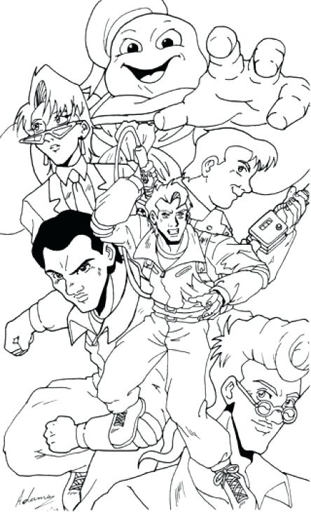 444x730 Ghostbuster Coloring Pages Coloring Pages Pictures Free