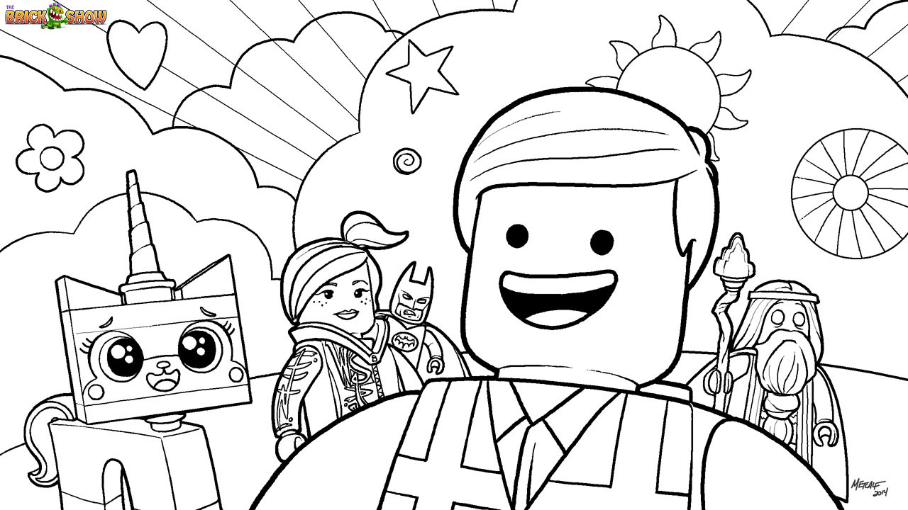 1280x720 Unusual Printing Coloring Pages Lego Movie Best Adresebitkisel Com