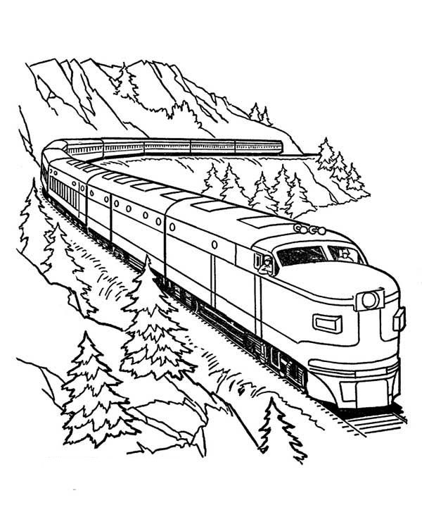 600x734 Lego Train Coloring Pages Lego Duplo Train Coloring Page