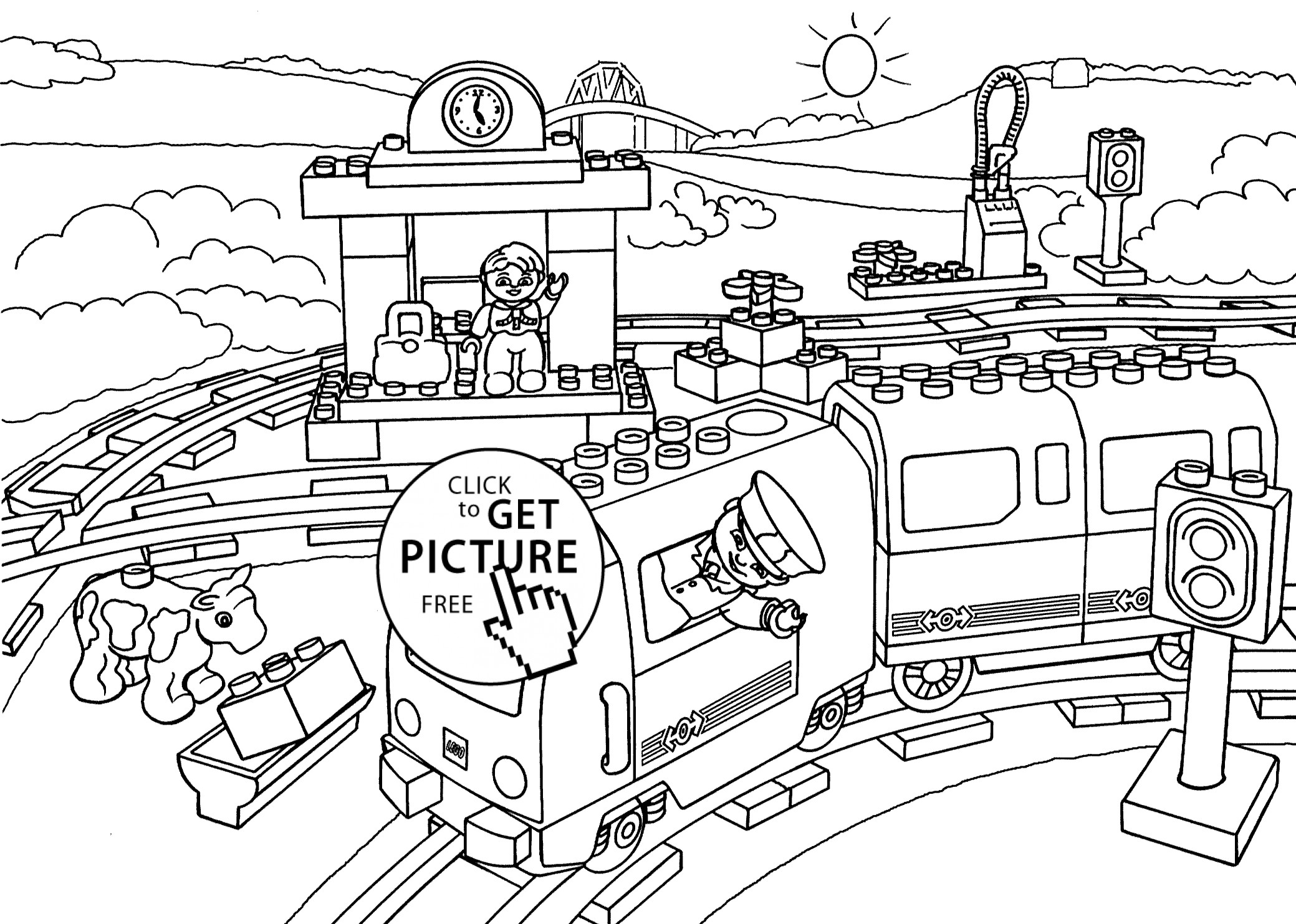 2079x1483 New Printable Free Lego Duplo Inspirational Lego Train Station