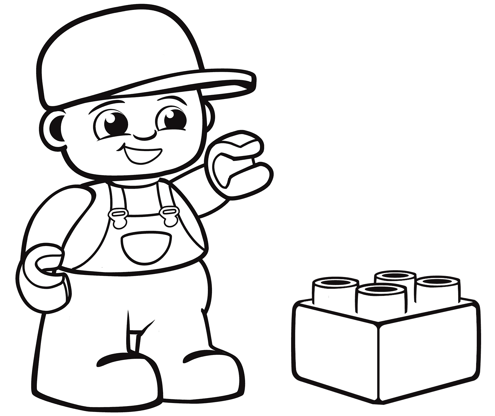 1600x1344 Lego Duplo Coloring Pages