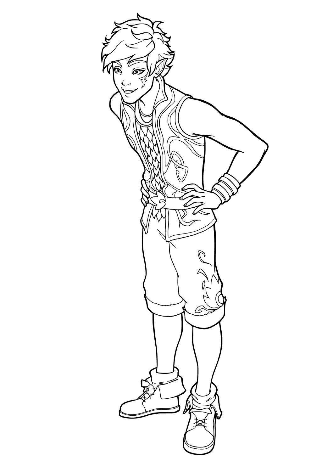 1024x1500 Lego Elves Colouring Pages