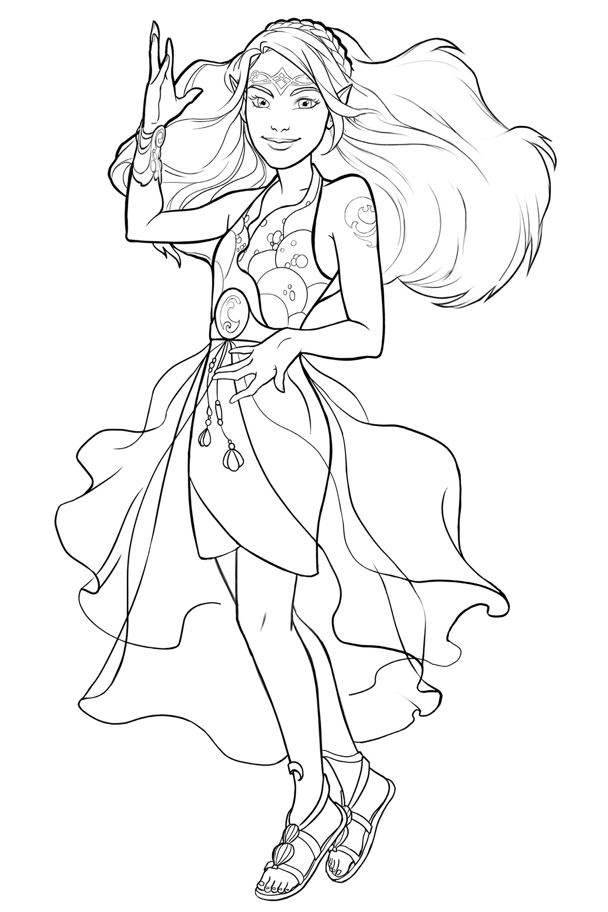 1200x1800 Printable Christmas Elf Coloring Pages Mesmerizing Elves Sheets