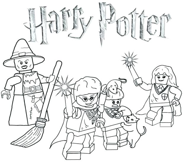 618x556 Lego Minifigure Coloring Pages Harry Potter Cool Coloring Pages