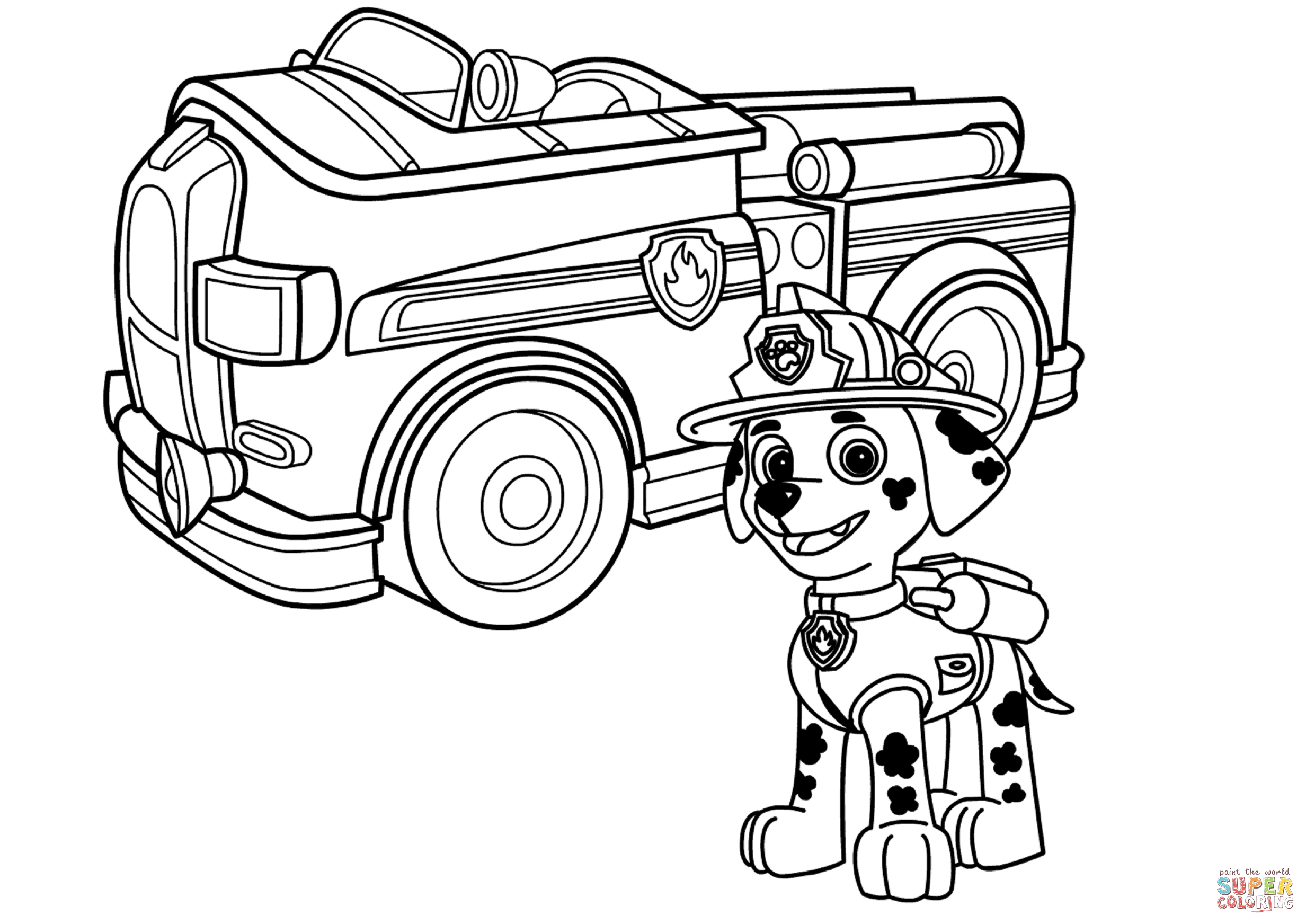 2465x1744 Firetruck Coloring Page Printable Fire Truck Pages Inside