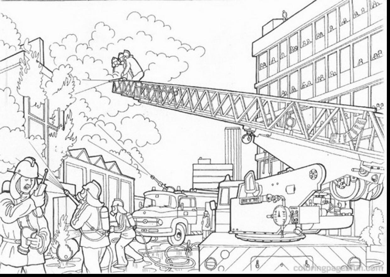 1241x880 Successful Fire Station Coloring Page Lego City Pages