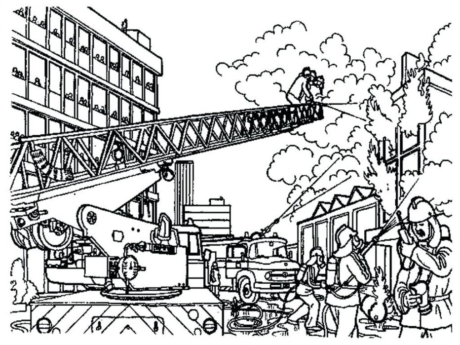 932x699 Free Lego City Coloring Pages Bltidm Lego Fire Truck Coloring