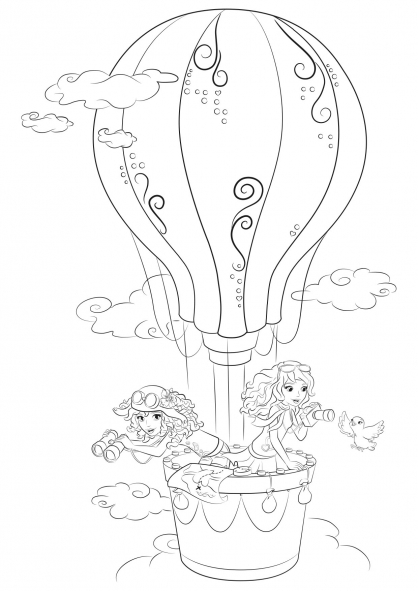 418x591 Lego Friends Coloring Pages Printable Free