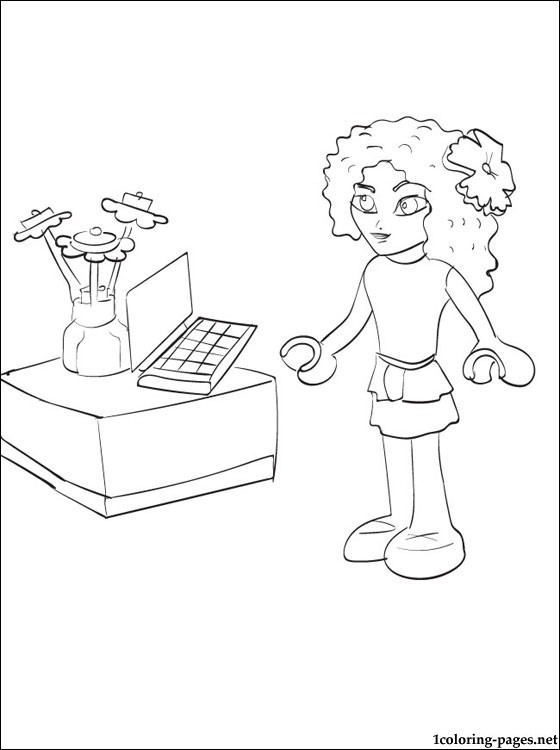 560x750 Lego Friends Coloring Pages Good Coloring For Snazzy Lego Friends