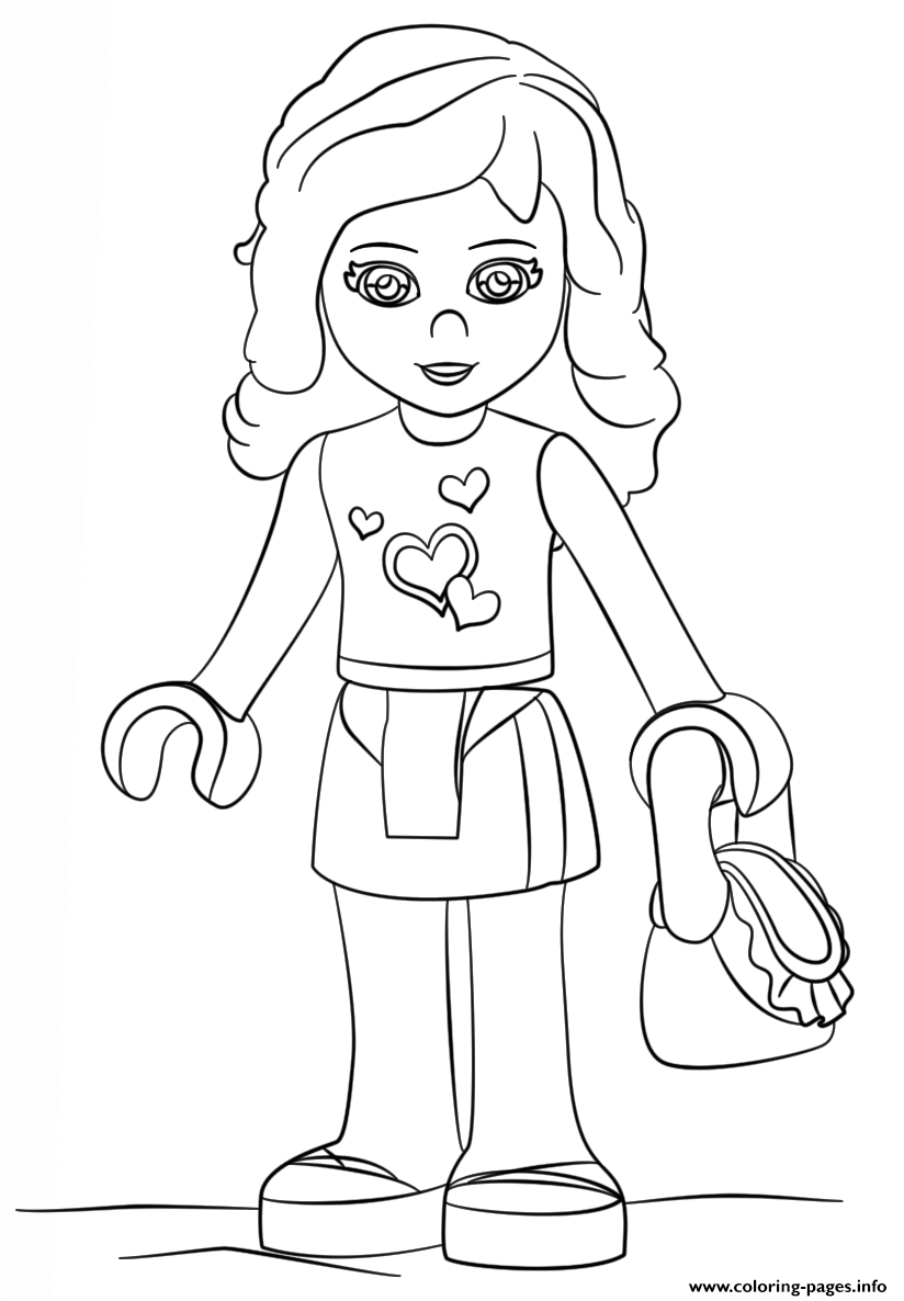 824x1186 35 Lego Friends Printable Coloring Pages Lego Adorable Olivia