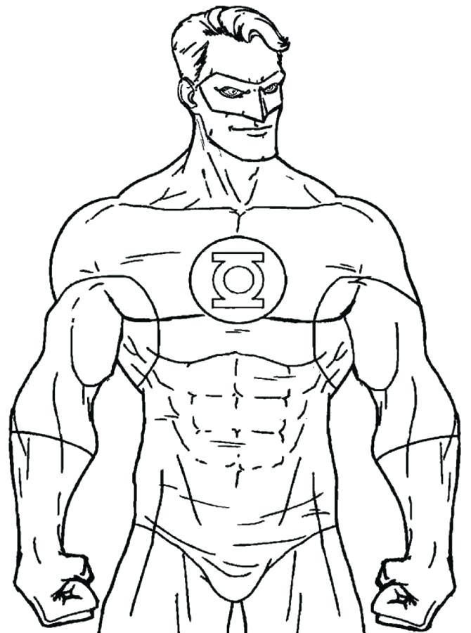 670x900 Green Lantern Coloring Pages Green Lantern Coloring Pages For Kids