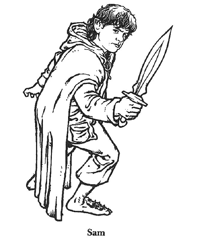 Lego Hobbit Coloring Pages