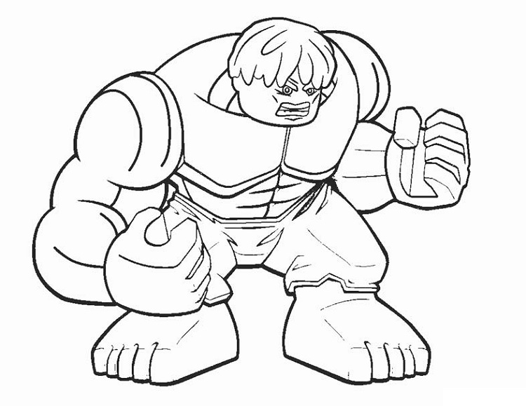 750x579 Lego Hulk Coloring Pages