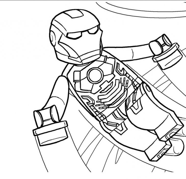 730x701 Coolest Iron Man Coloring Pages Online