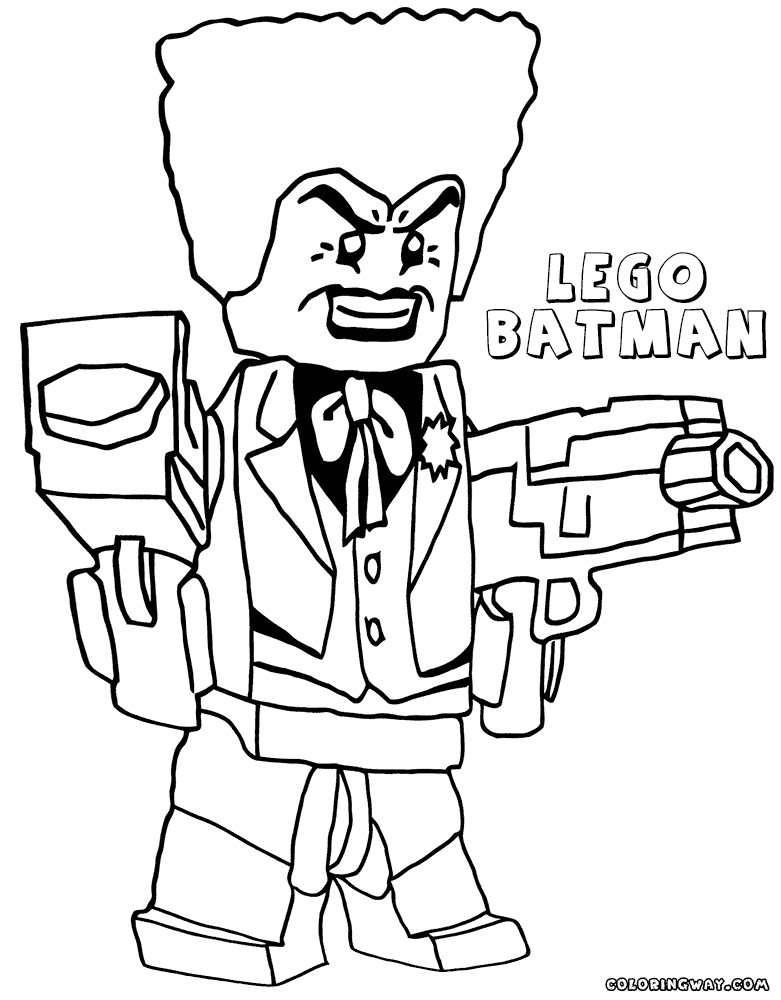 Lego Joker Coloring Pages