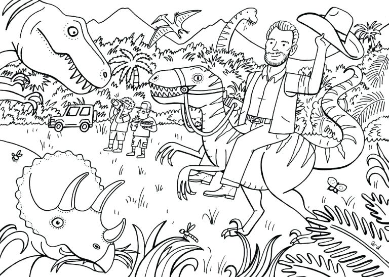 768x548 Lego Jurassic World Coloring Pages Colouring Book World Lego