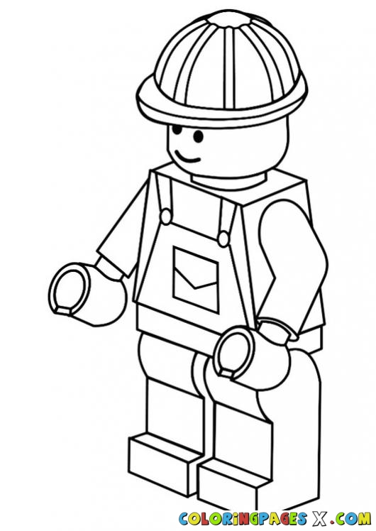 530x748 Lego Man Coloring Page 197 Tangles Lego Men And Lego