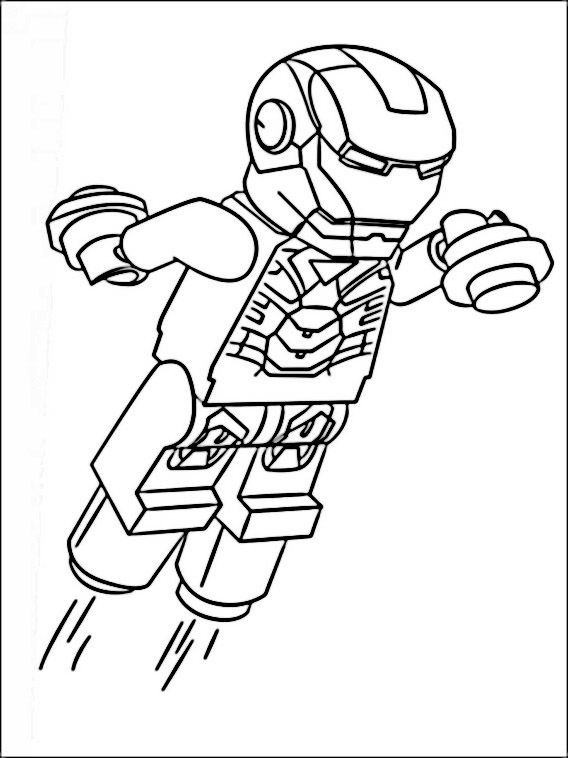 568x758 Lego Marvel Heroes Coloring Pages 6 Edukacyjne