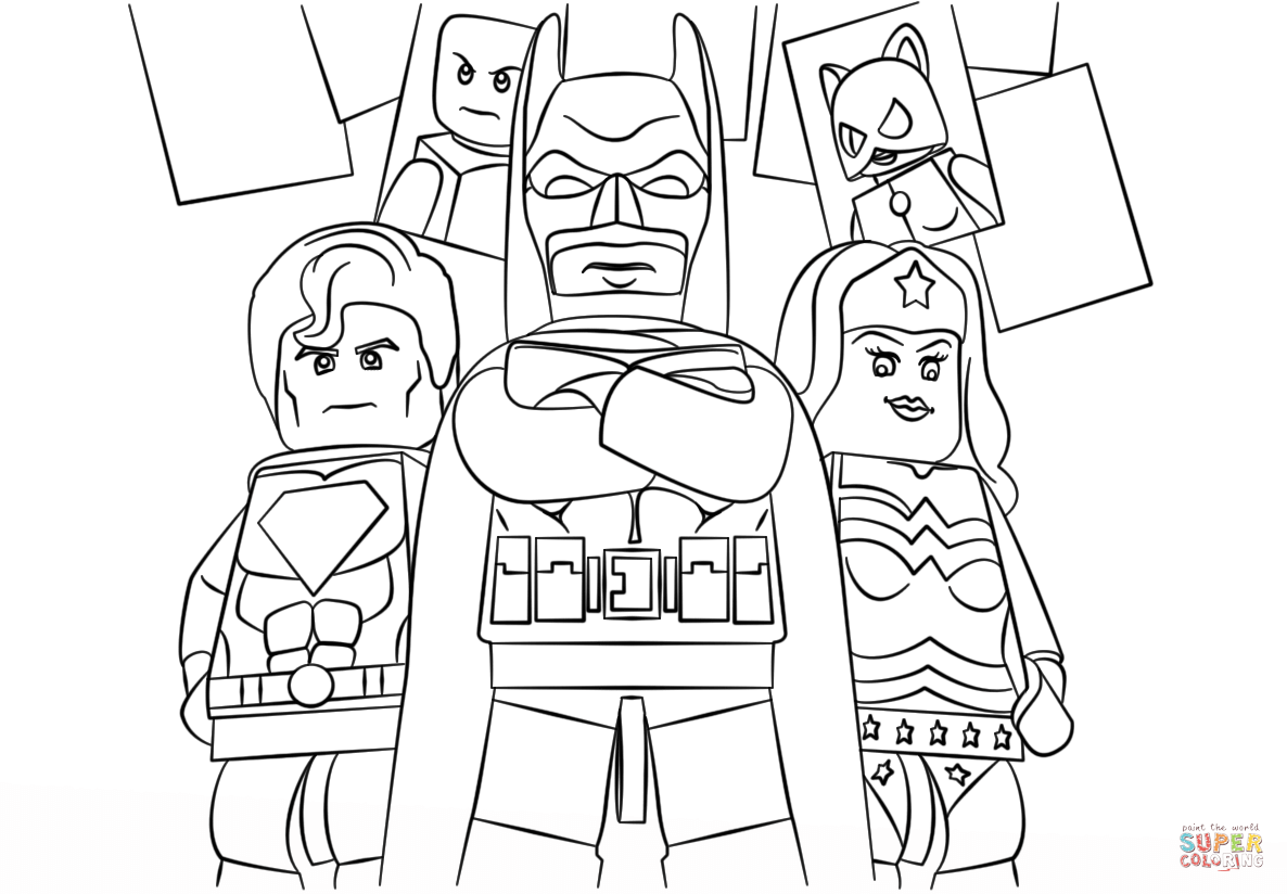 1186x824 Lego Superheroes Coloring Pages Super Heroes Page Free Printable