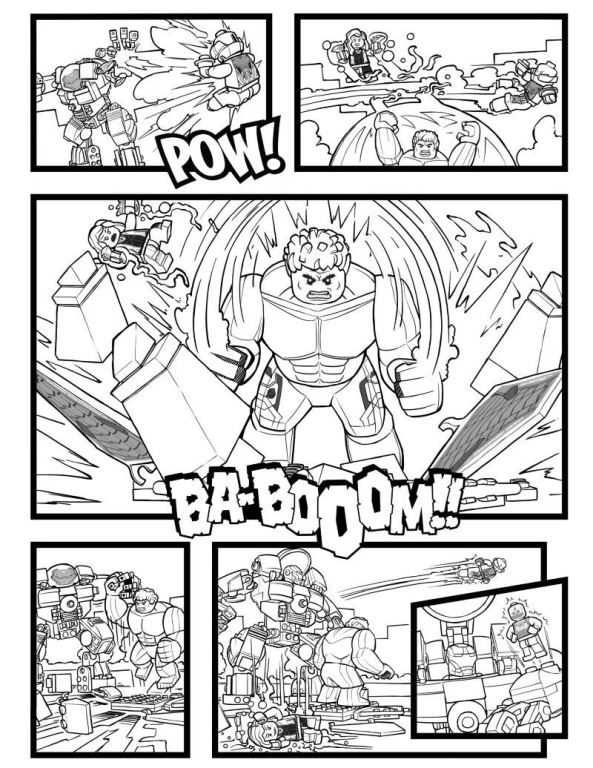 593x768 Kids N 15 Coloring Pages Of Lego Marvel Avengers