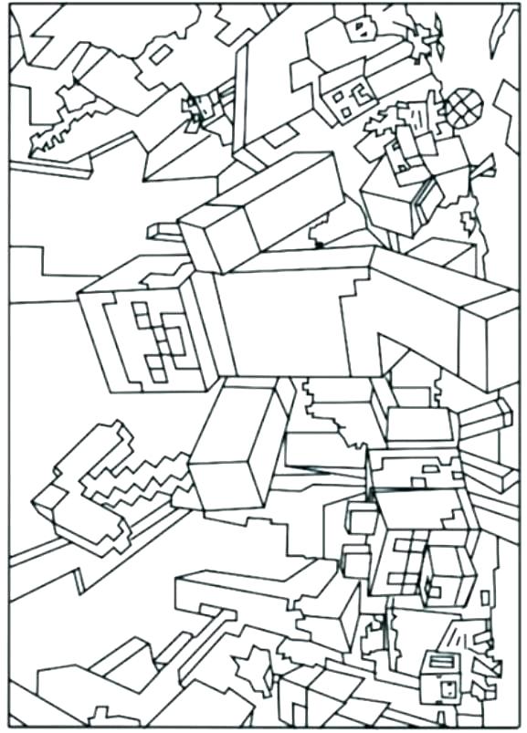 577x803 Minecraft Coloring Pages To Print Excellent Coloring Pages Image