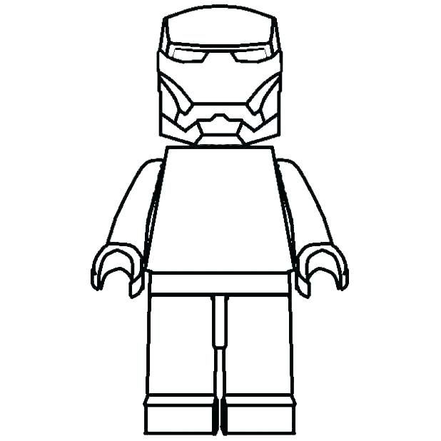 618x618 Lego Minifigure Coloring Pages Blank Coloring Page Pages Crook