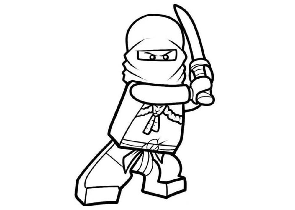 1000x714 Lego Minifigure Coloring Pages