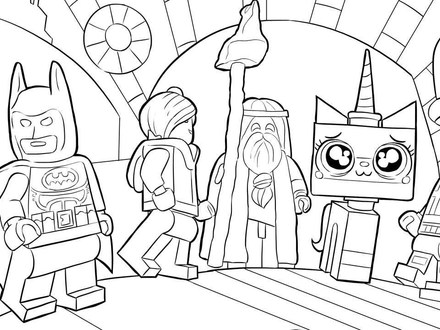 440x330 Lego Hermione Granger Coloring Page Free Printable, Lego
