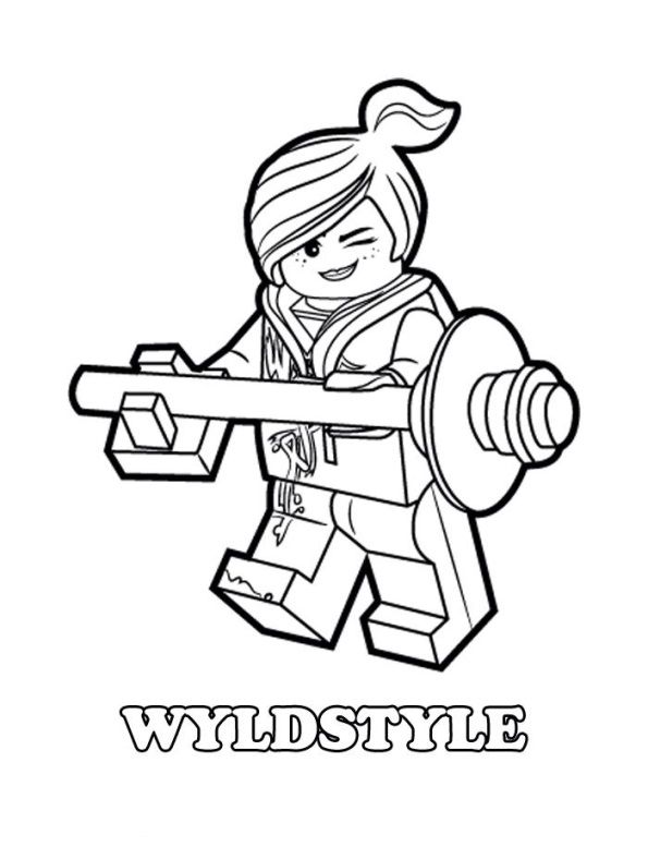 595x777 Coloring Page Lego Movie