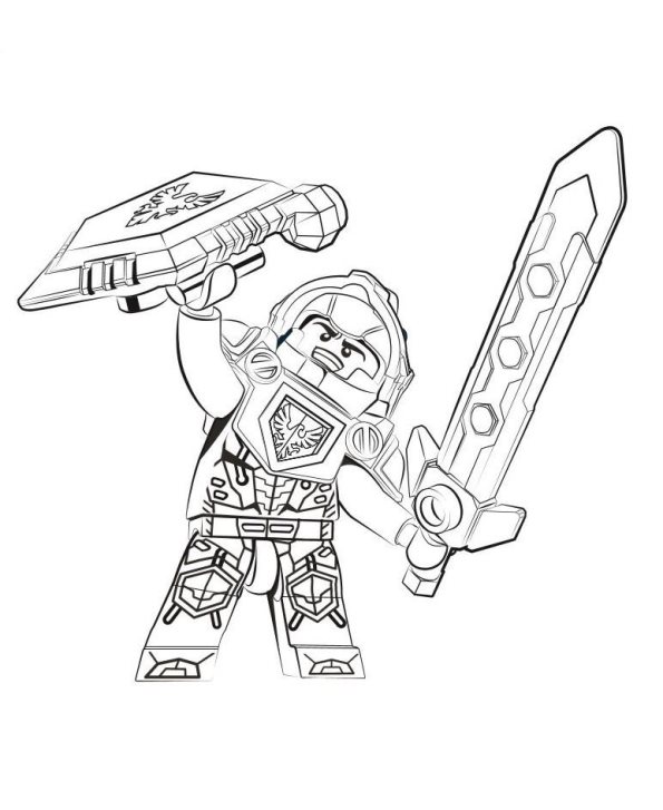 595x727 Kids N 29 Coloring Pages Of Lego Nexo Knights
