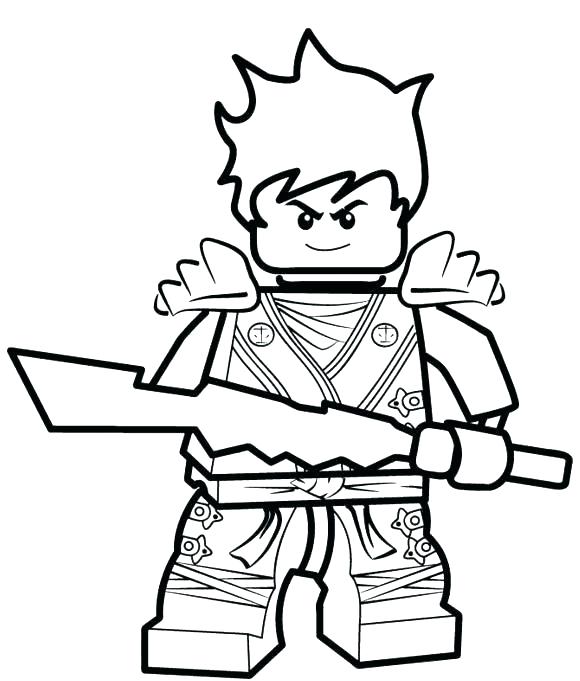 580x681 Ninjago Coloring Pages Kai Coloring Pages 4 Lovely Coloring Pages