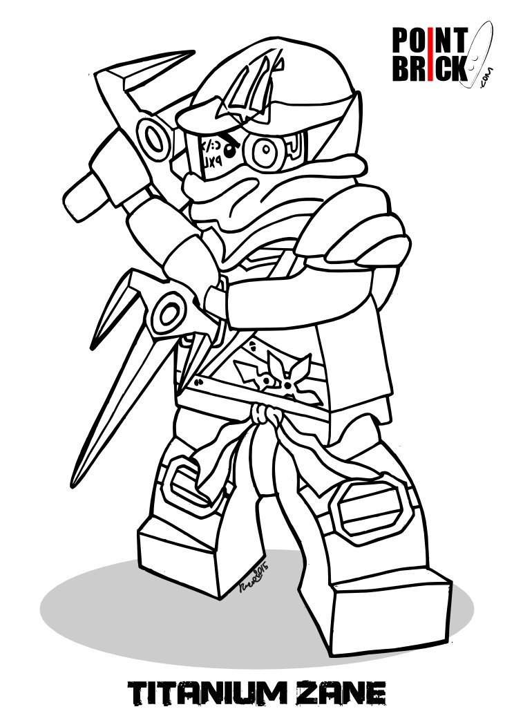 744x1052 Disegni Lego Ninjago E Friends Zane Titanio E Livi Lego Ninjago