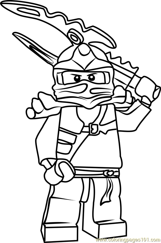 532x800 Ninjago P.i.x.a.l Coloring Page