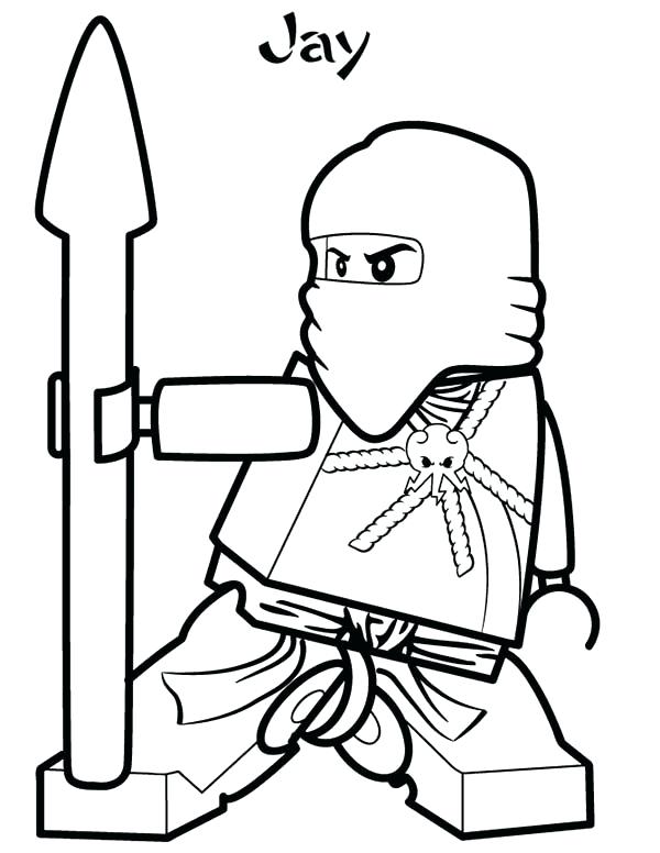 600x776 Exciting Coloring Pages Ninjas Ninja Go Jay The Blue Ninja