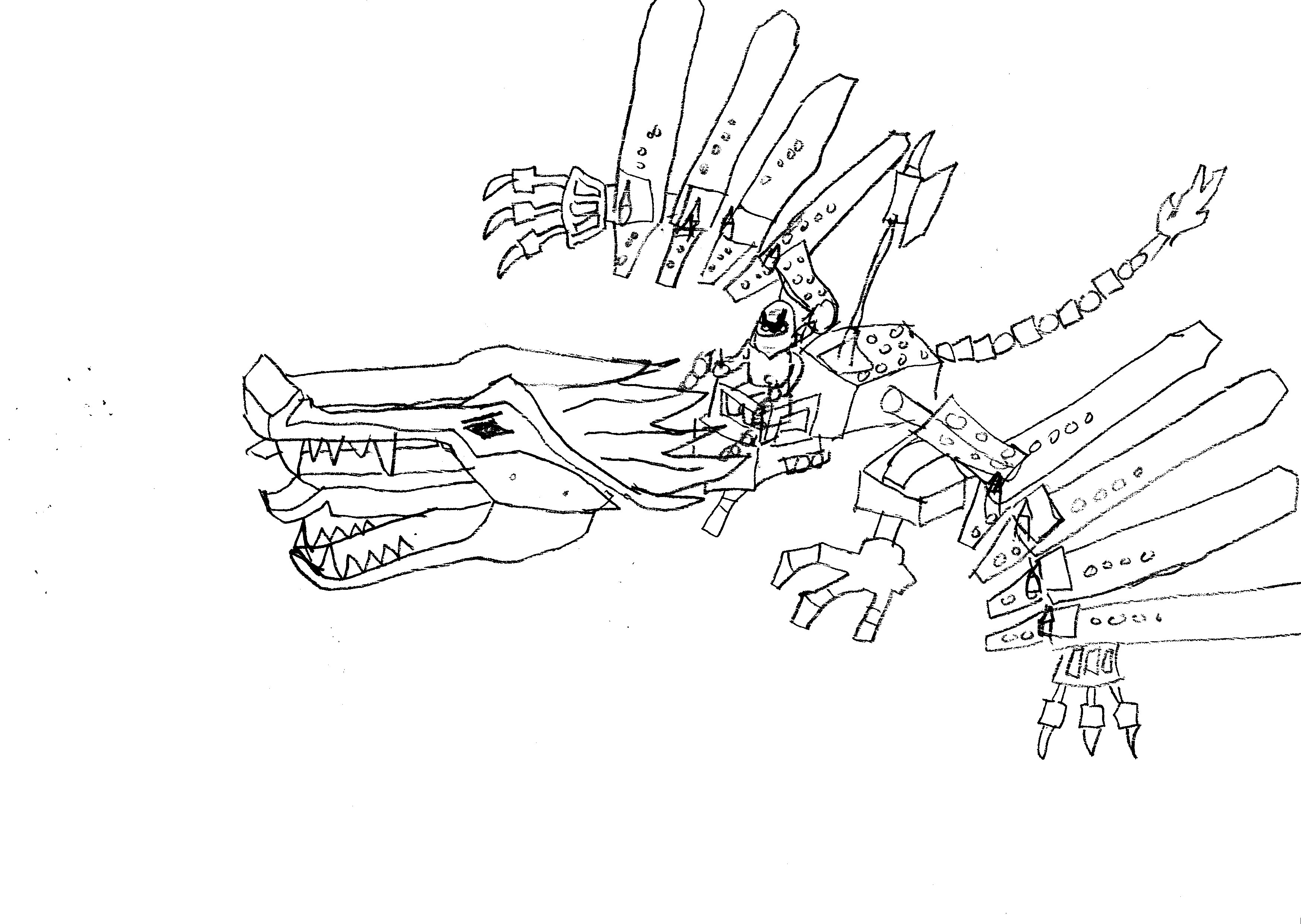 3492x2480 Lego Ninjago Fire Dragon Coloring Pages New Lego Ninjago Fire