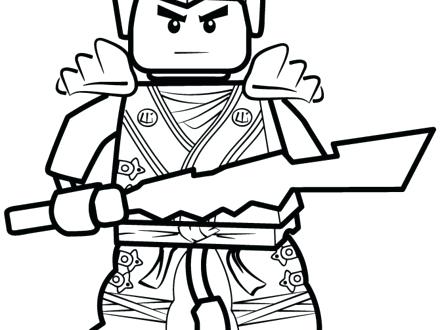 440x330 Ninjago Zane Coloring Pages With Elemental Blade Coloring Page H M