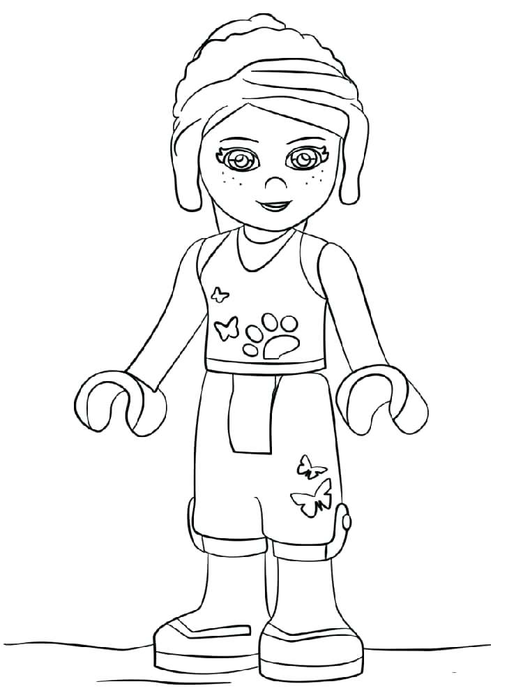750x1000 Lego Girl Coloring Pages Friends Coloring Pages Girl Lego Coloring