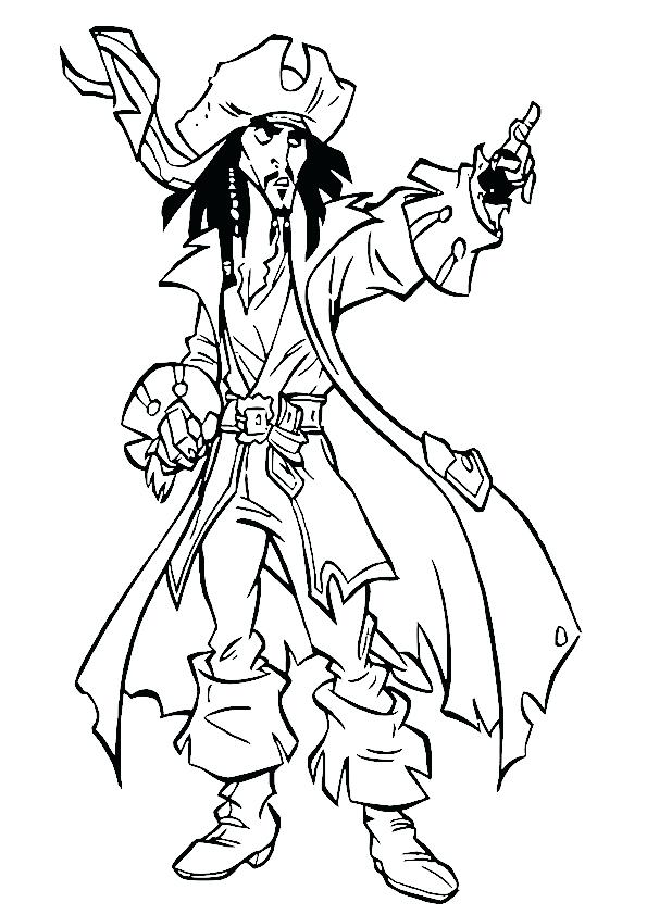 595x842 Free Pirate Coloring And Pirate Boy Waving Flag Coloring Page