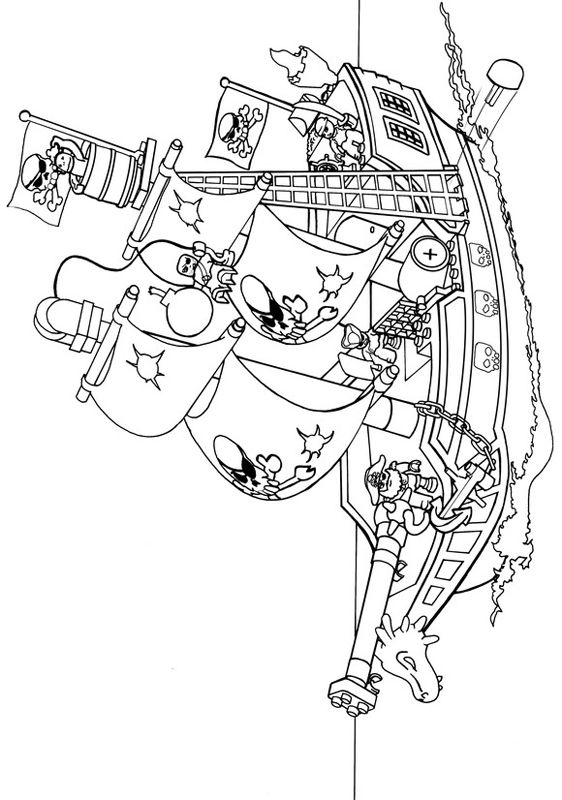 Lego Pirates Of The Caribbean Coloring Pages