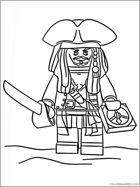 568x758 Lego Pirates Of The Caribbean Coloring Pages Printable