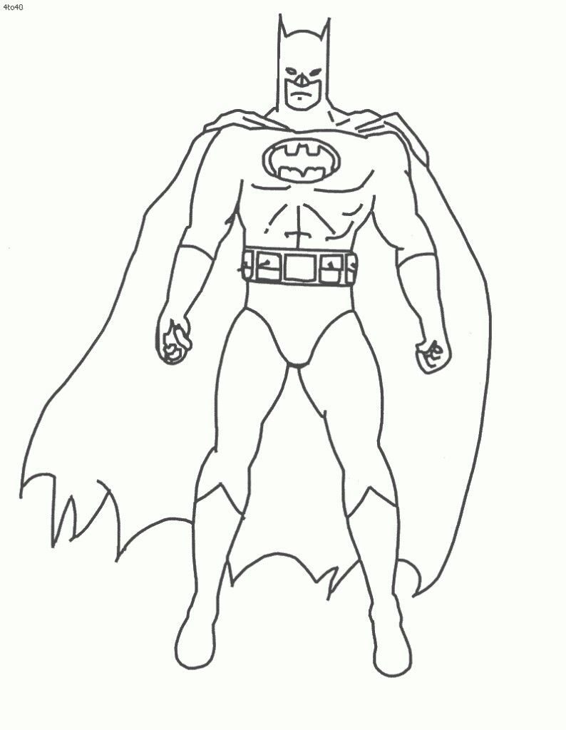 794x1024 Batman Printable Coloring Pages Pin By Erwinthomas Page
