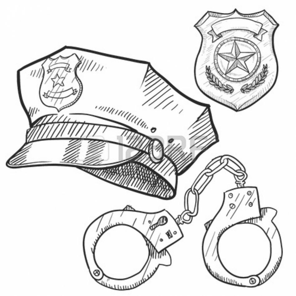 Lego Police Car Coloring Pages
