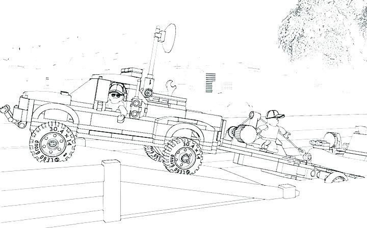 720x448 Lego Police Coloring Pages